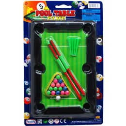 48 Wholesale Pool Table Play Set On Blister Card