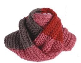 72 Pieces Women's Knitted Infinity Scarf - Womens Fashion Scarves