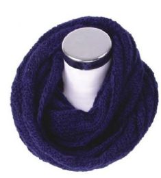 72 Pieces Women's Knitted Infinity Scarf - Womens Fashion Scarves