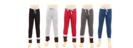 72 Pieces Children's Sweatpants Fur Lined Assorted Colors - Boys Jeans & Pants