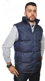 12 Wholesale Men's 3 Pocket Vest With Fleece Lining