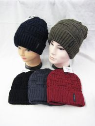 36 Pieces Warm Chunky Soft Stretch Cable Knit Beanie - Winter Beanie Hats