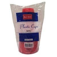 48 Wholesale Plastic Cups Solid Red 16 Ounce