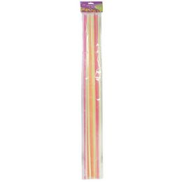 24 Pieces 30 Piece Super Long Party Straws - Straws and Stirrers