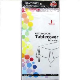 48 Wholesale Clear Plastic Tablecover Rectangle