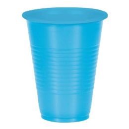 48 Wholesale 10 Count Plastic Cups Blue