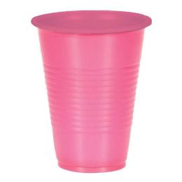 48 Wholesale 10 Count Plastic Cups Pink