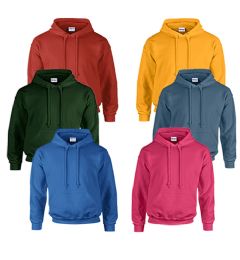 24 Pieces Gildan Unisex Mill Graded Irregular 2nd Hooded Pullover Sweat Shirts - Mens Clothes for The Homeless and Charity
