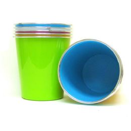 48 Pieces Trash Can 4 Assorted Bright Colors - Waste Basket