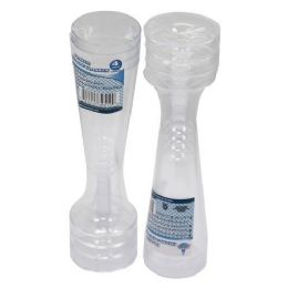 24 Pieces 4 Piece Plastic Champagne Glasses - Disposable Cups