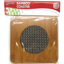 24 Wholesale Bamboo Heat Pad Square Shape