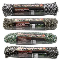 24 Wholesale Camo Poly Rope