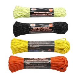 24 Pieces Reflective 550 Pound Paracord - Rope and Twine
