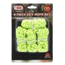 8 Wholesale Neon Guy Rope Set 4 Pack