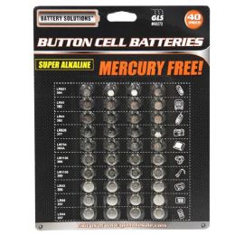 24 Wholesale 40 Piece Button Cell Batteries