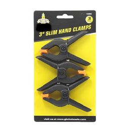 24 Wholesale 3 Pack Flex Jaw Spring Clamps