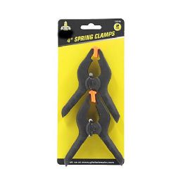 24 Wholesale 2 Pack Flex Jaw Spring Clamps