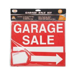 24 Wholesale 10 Piece Garage Sale Sign Kit