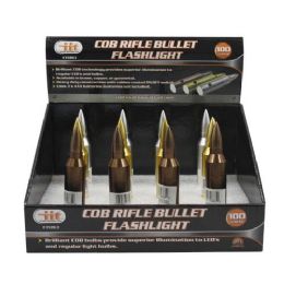 12 Wholesale 9 Led Rifle Bullet Flashlight
