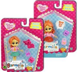 40 Sets 4 Piece Barmila Princess & Pet Mini Doll Sets - Dolls - at ...