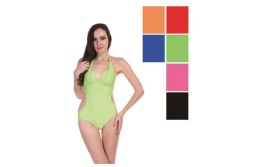36 Pieces Ladies Bathing Suit On Hanger - Womens Swimwear