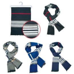 36 Pieces Mens Stylish Winter Scarf - Winter Scarves