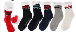 36 Pairs Women's Soft Sherpa Socks With NoN-Slip Bottom Size 9-11 - Womens Crew Sock