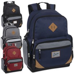 24 Pieces Trailmaker 19 Inch Duo Compartment Backpack With Laptop Sleeve - Backpacks 18" or Larger