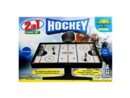 3 Wholesale 2-IN-1 Soccer And Hockey Magnetic Game Set