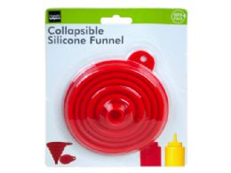 36 Units of Collapsible Silicone Funnel - Strainers & Funnels