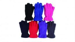 36 Units of Kids Winter Fleece Glove - Kids Winter Gloves