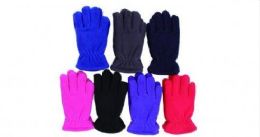 36 Units of Kids Fleece Glove - Kids Winter Gloves