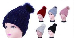36 Pieces Women Cable Knit Beanie Thick Soft And Warm Chunky Beanie Hats - Winter Beanie Hats
