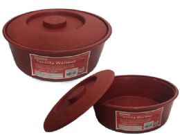 48 Units of Tortilla Warmer - Plastic Bowls and Plates