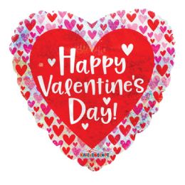 100 Pieces Happy Valentine Balloon Heart Shape - Valentine Decorations