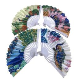 84 Pieces Peacocks Folding Fan - Home Decor