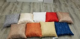 24 Wholesale Dillon Decorative Rose Pillow Assorted