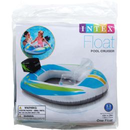 24 Wholesale 42"x27" Pool Boat Cruiser In Pegable Poly Bag, 3 Asst, 3-6