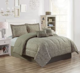 4 Wholesale Gilly Queen Size Comforter Set