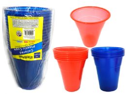 24 Wholesale 15 Piece Plastic Tumbler Cups
