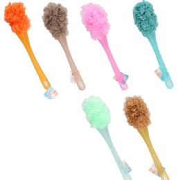 48 Pieces Shower Sponge Brush With Long Handle - Bath And Body