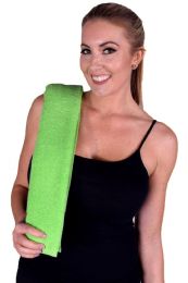 36 Pieces Lime Green Colored Hand Towel - Towels
