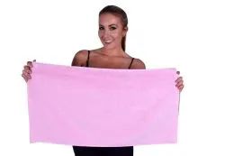 36 Pieces Light Pink Colored Hand Towel - Towels
