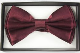 36 Pieces Bowtie Burgundy - Neckties