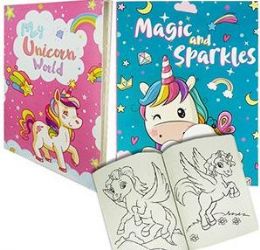 24 Wholesale Unicorn Coloring Books