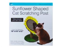 3 Pieces Sunflower Shaped Cat Scratching Post - Pet Accessories