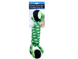 9 Wholesale Double Tennis Ball Knotted Dog Toy