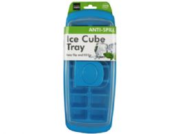 18 Pieces Ice Cube Tray With Cover - Freezer Items