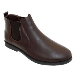 12 Wholesale Mens Casual Chukka Ankle Boots In Brown