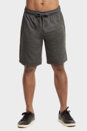12 Wholesale Knocker Mens Lightweight Terry Shorts In Charcoal Grey Size X Large